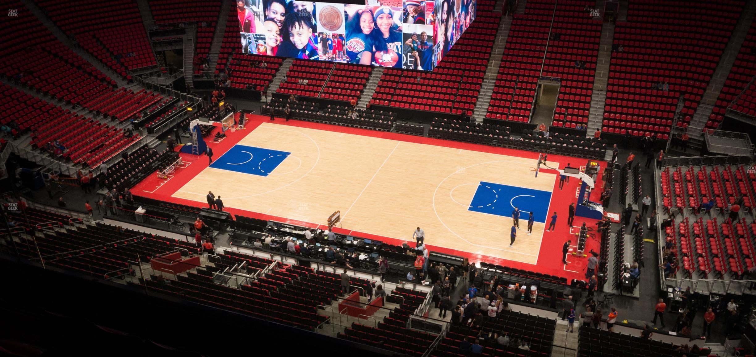 Seating view for Little Caesars Arena Section 225