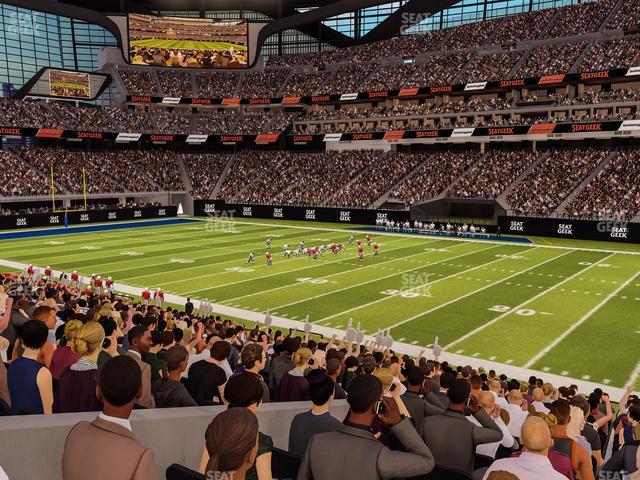 Seating view for Allegiant Stadium Section 130