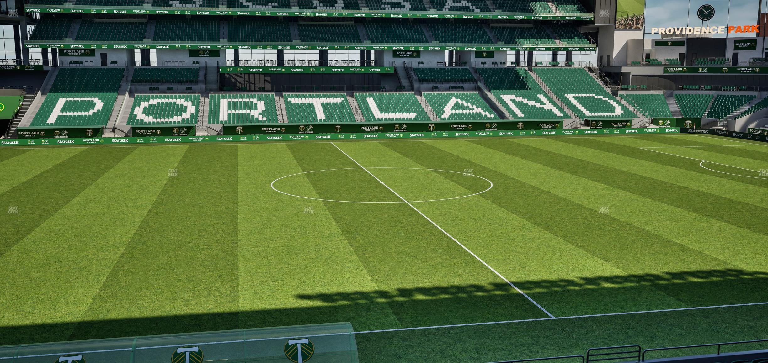 Seating view for Providence Park Section 117