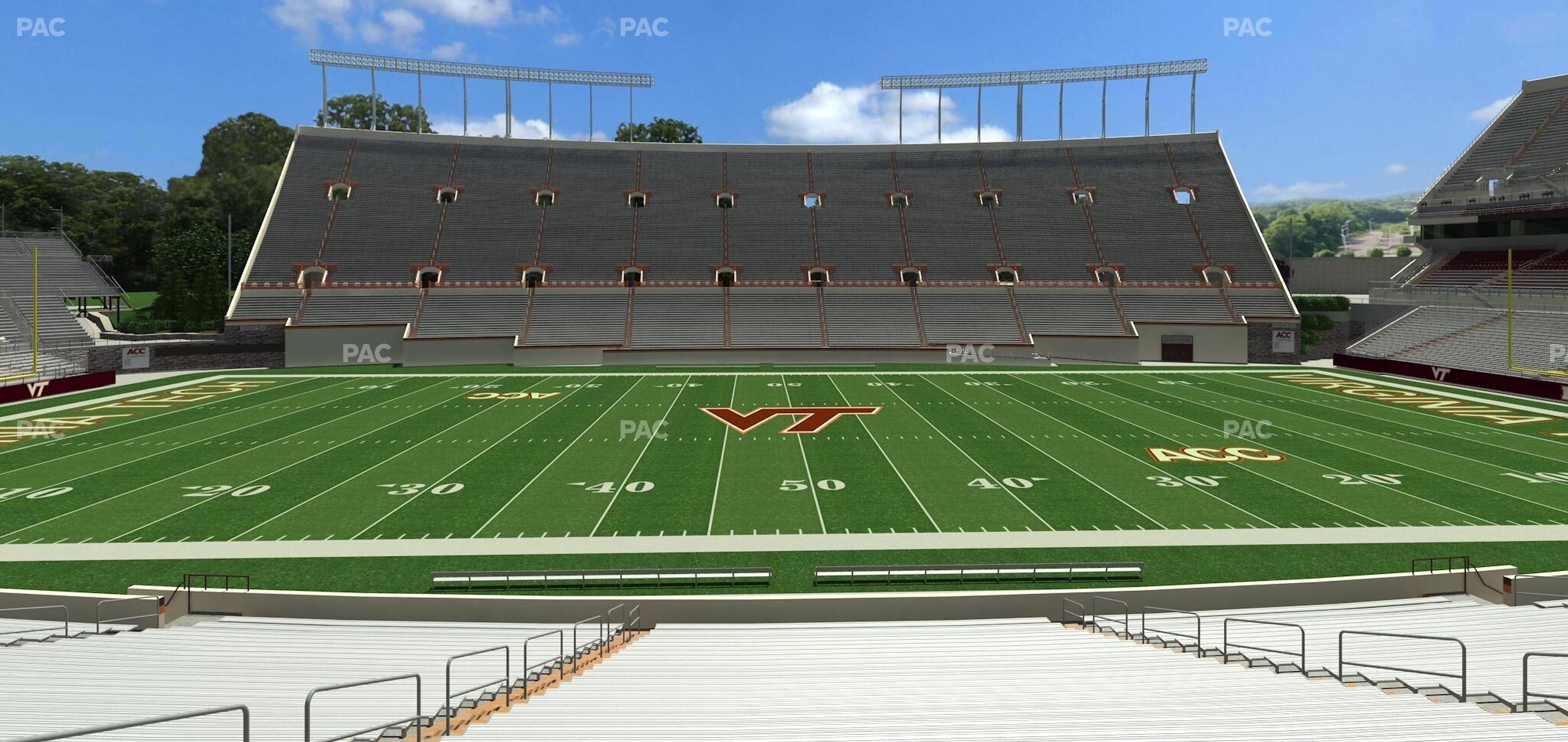 Seating view for Lane Stadium Section 111