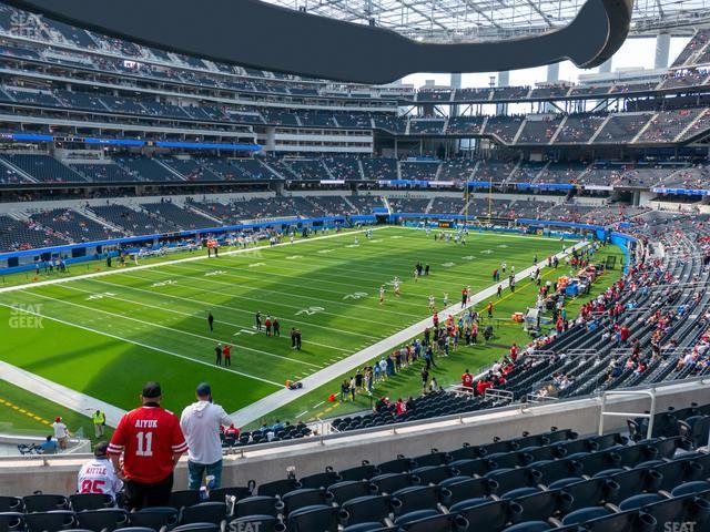 Seating view for SoFi Stadium Section 238