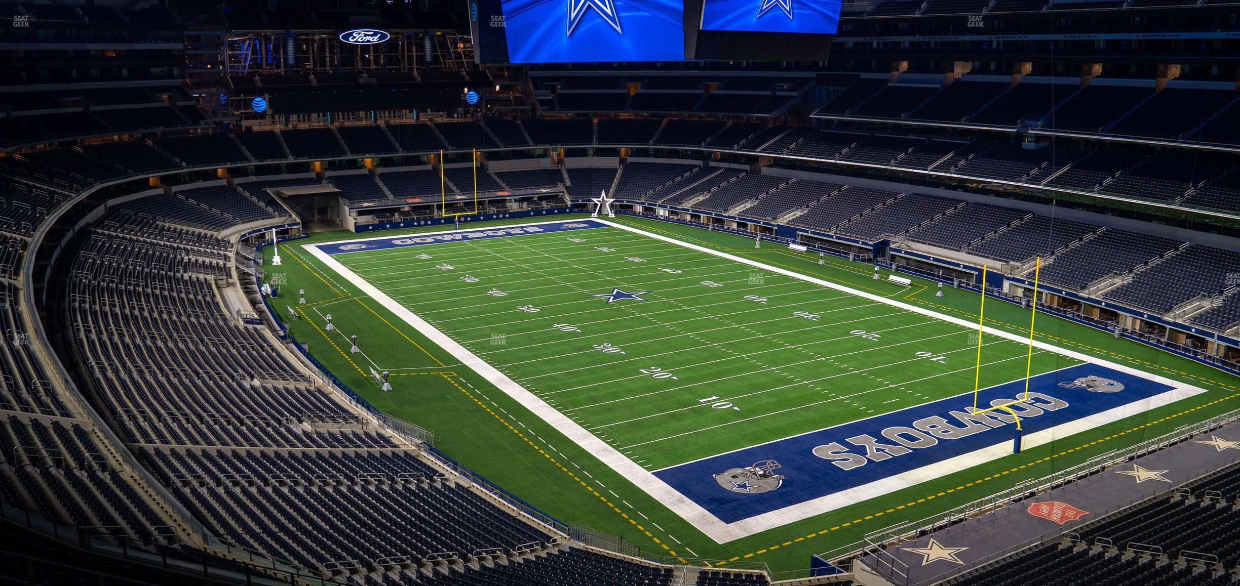 Seating view for AT&T Stadium Section Silver Suite 470