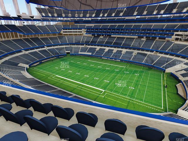 Seating view for SoFi Stadium Section 327