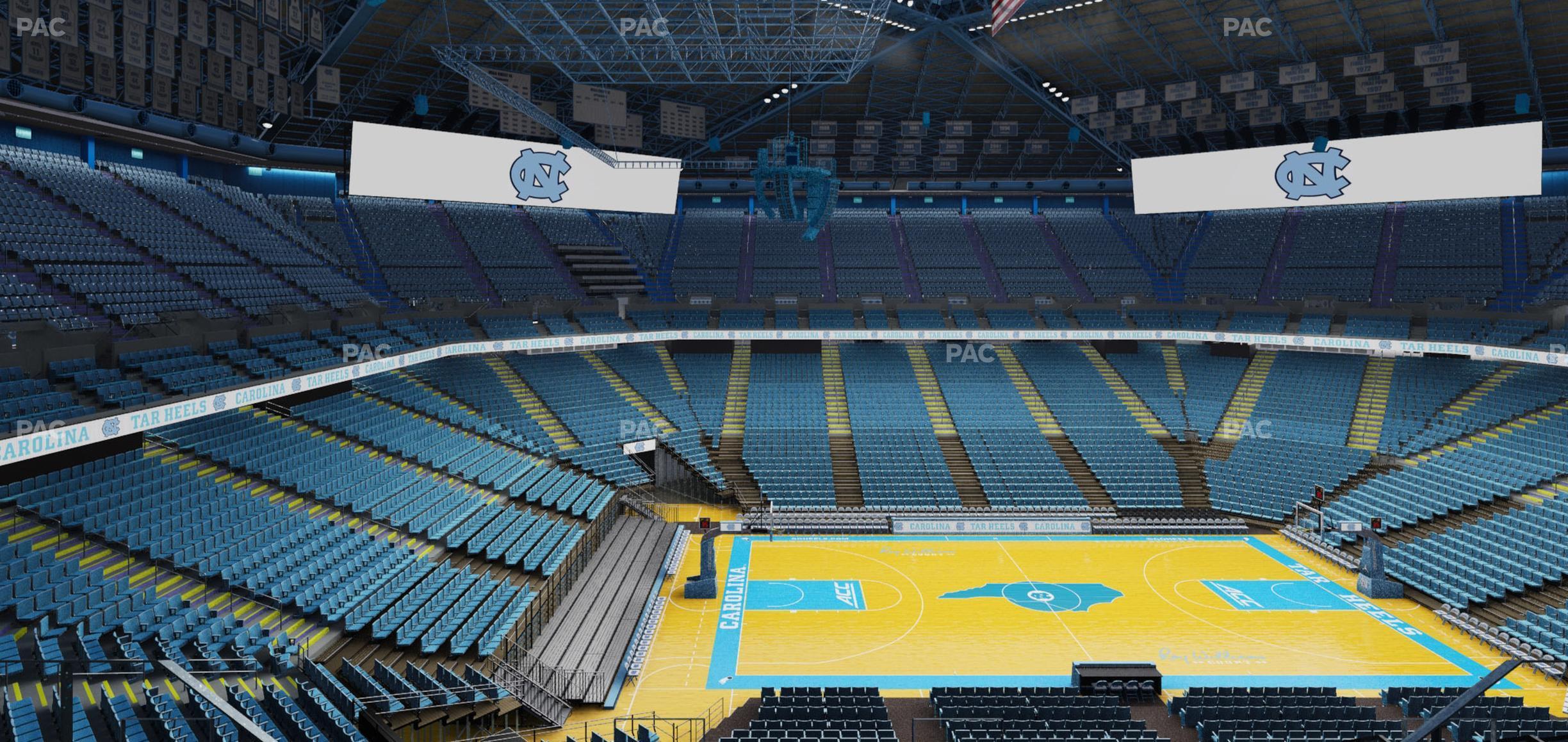 Seating view for Dean Smith Center Section 224