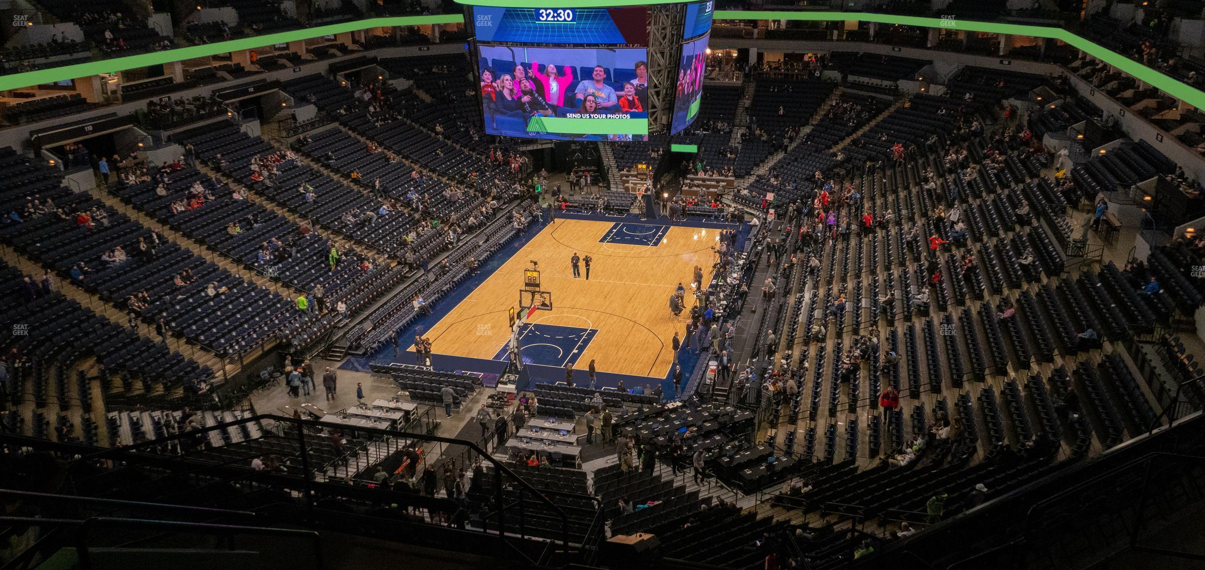 Seating view for Target Center Section 239