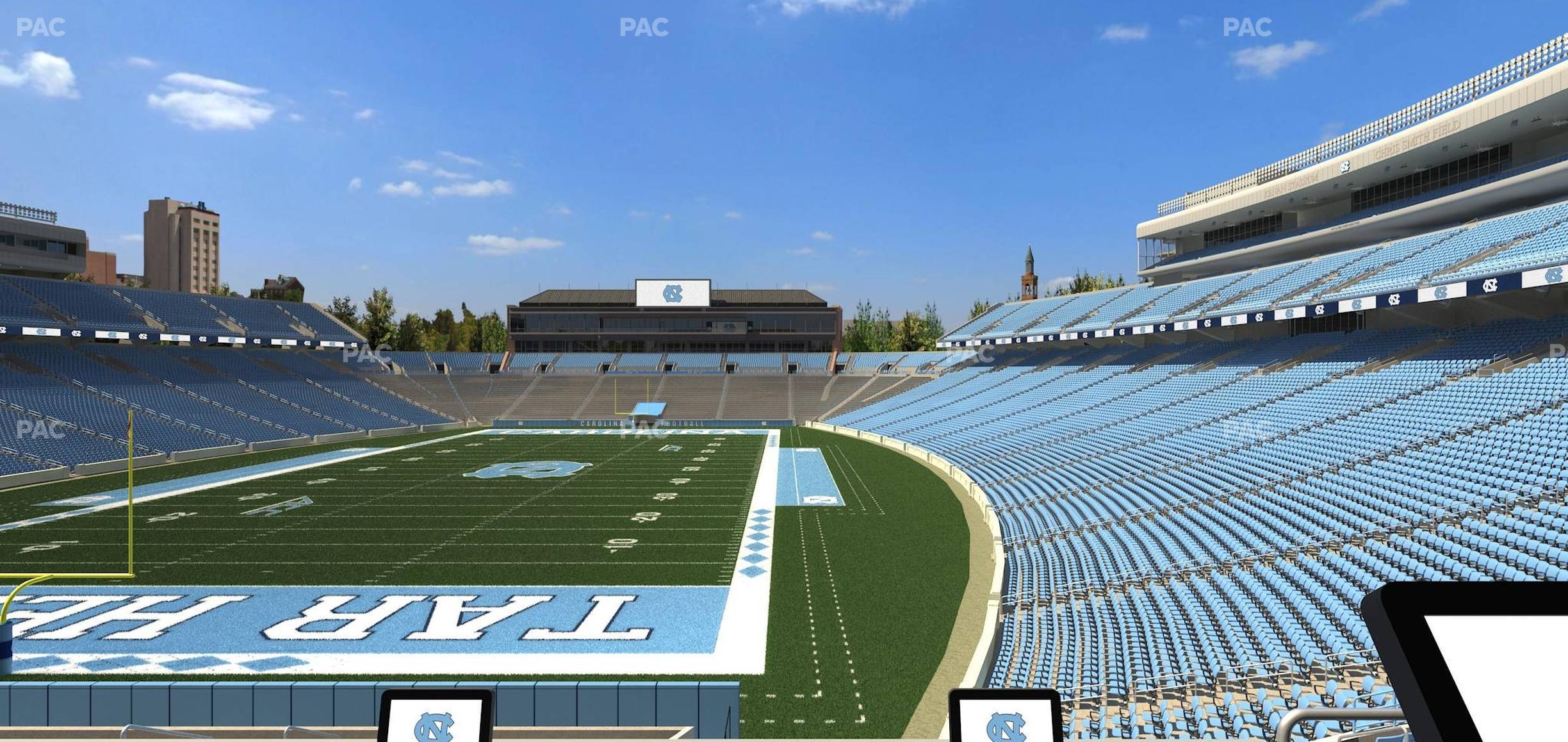 Seating view for Kenan Memorial Stadium Section 137