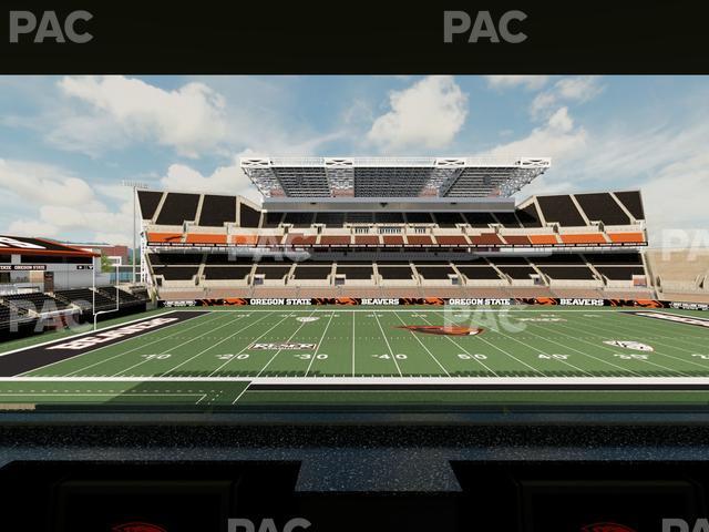 Seating view for Reser Stadium Section Box 23