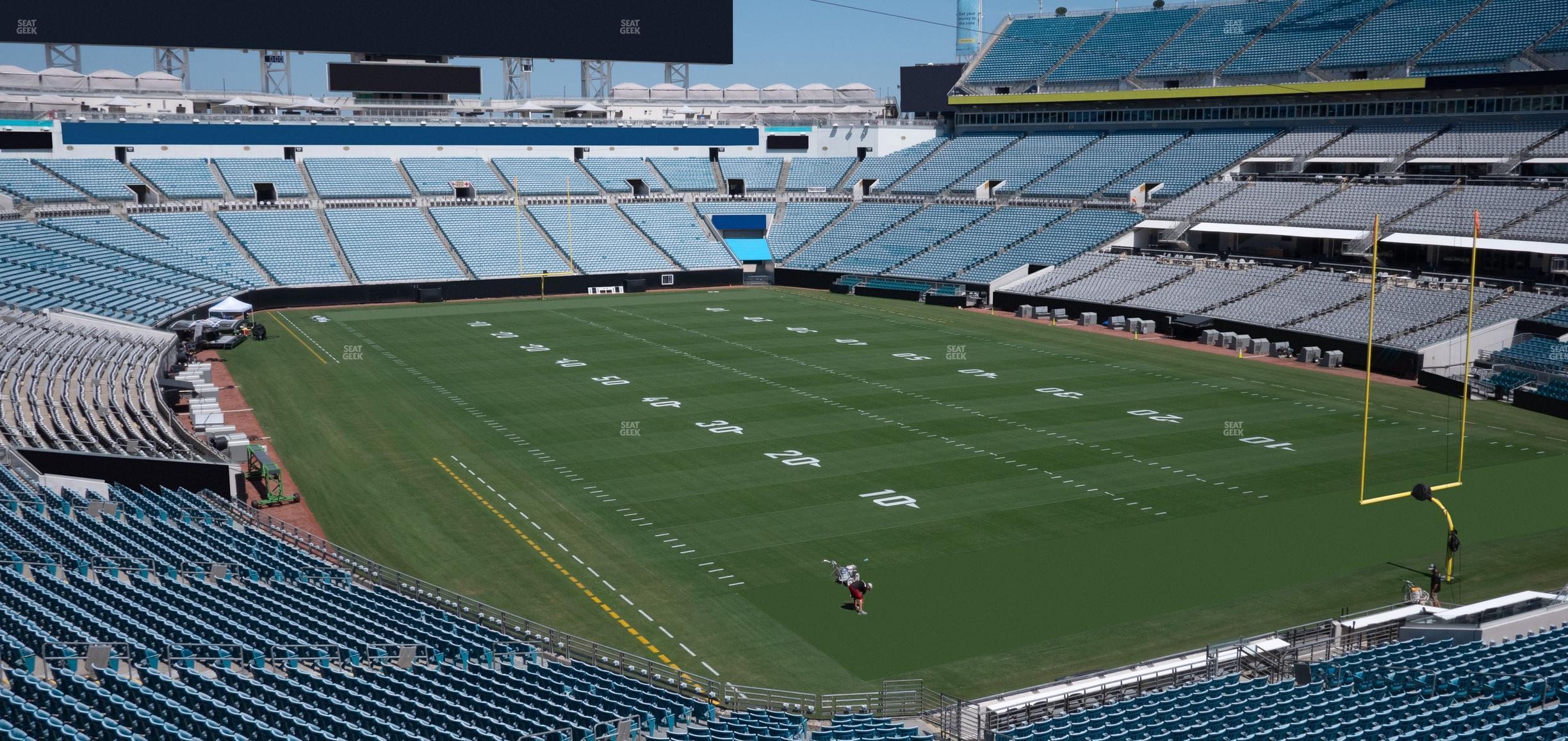 Seating view for EverBank Stadium Section Terrace Suite Chalet West 2