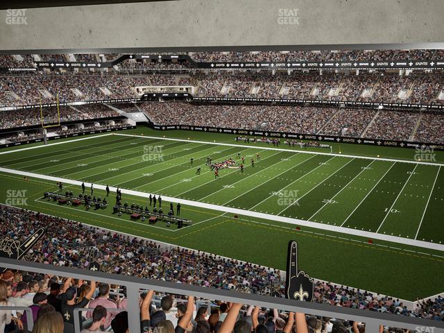 Seating view for Caesars Superdome Section Suite 362