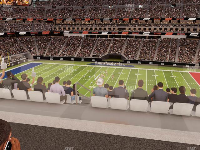 Seating view for Allegiant Stadium Section West Suite 2051