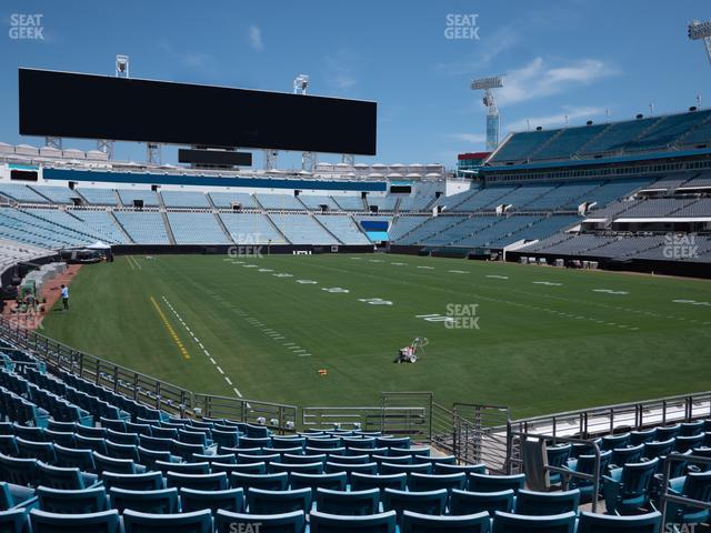 Seating view for EverBank Stadium Section 101