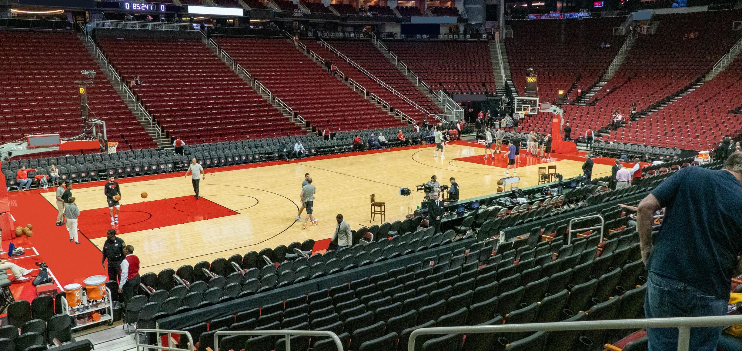 Seating view for Toyota Center Section C 122