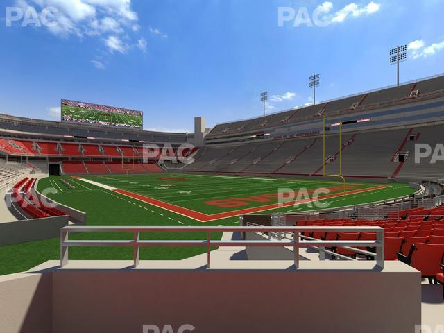 Seating view for Razorback Stadium Section F 9