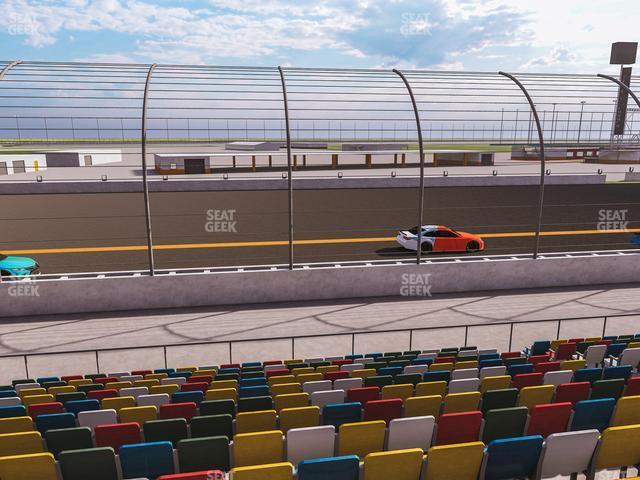 Seating view for Daytona International Speedway Section Front 114