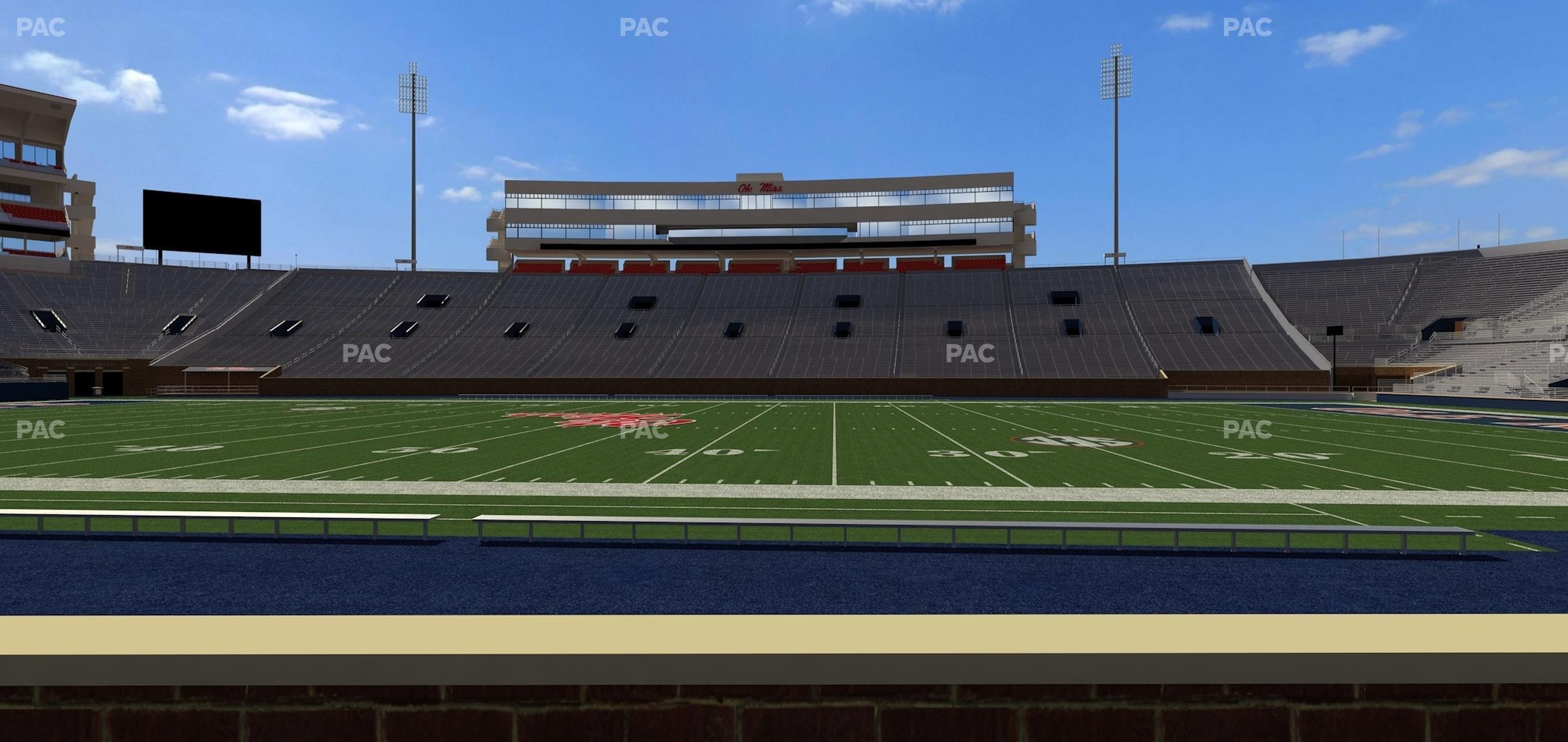 Seating view for Vaught Hemingway Stadium Section Chairback N