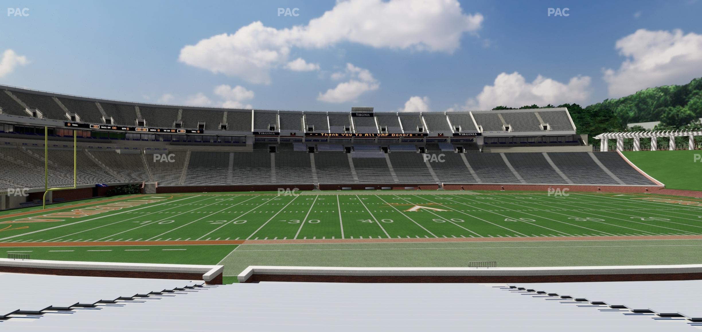 Seating view for Scott Stadium Section 108