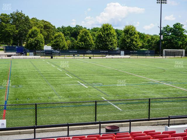 Seating view for Veterans Memorial Stadium Section Riders Reserved 7