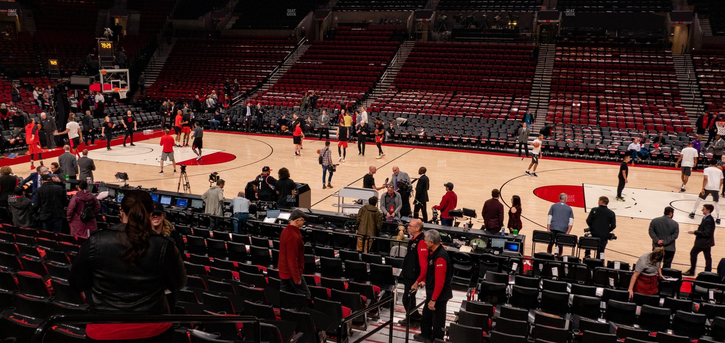 Seating view for Moda Center Section 122