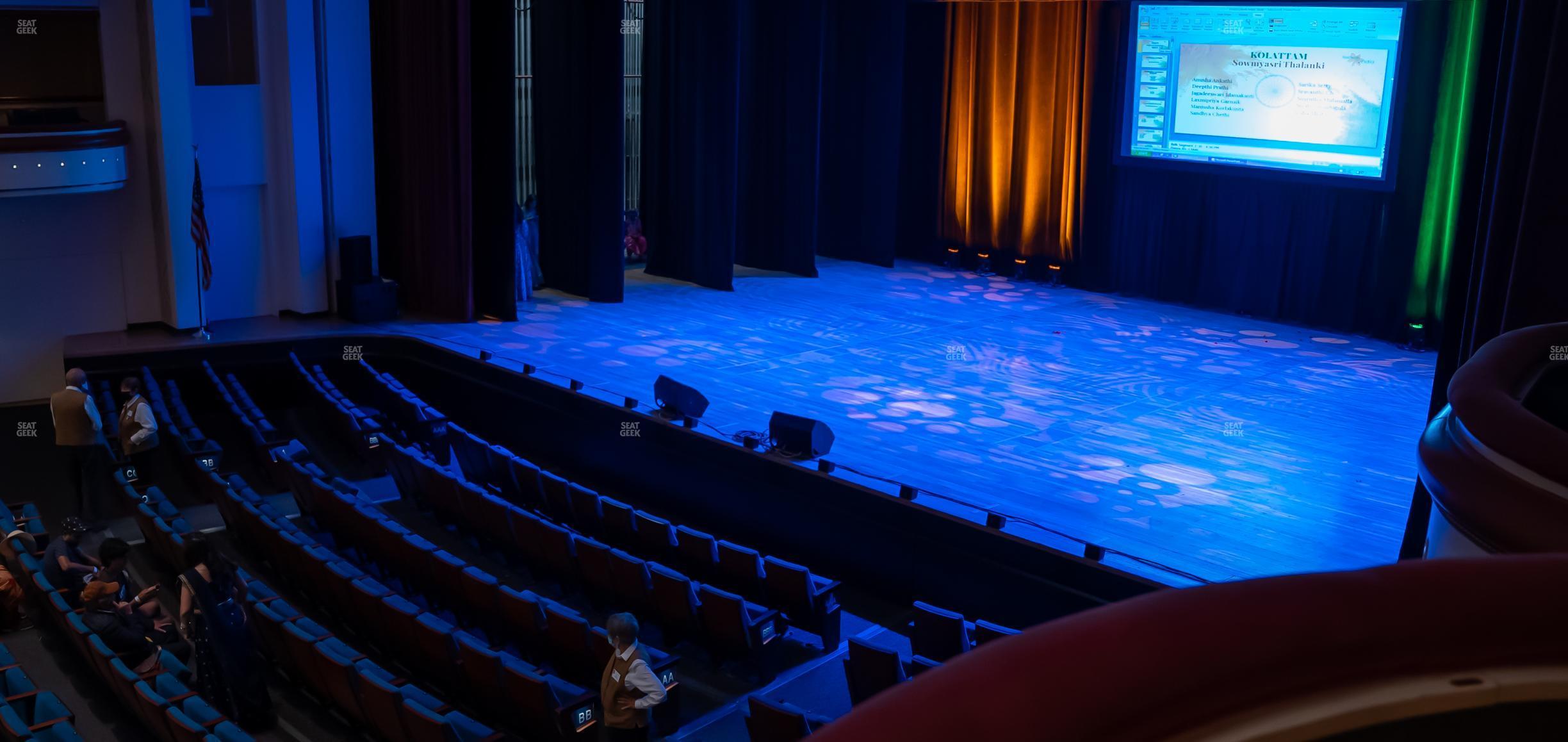 Seating view for Belk Theater at Blumenthal Performing Arts Center Section Grand Tier Box Right 2