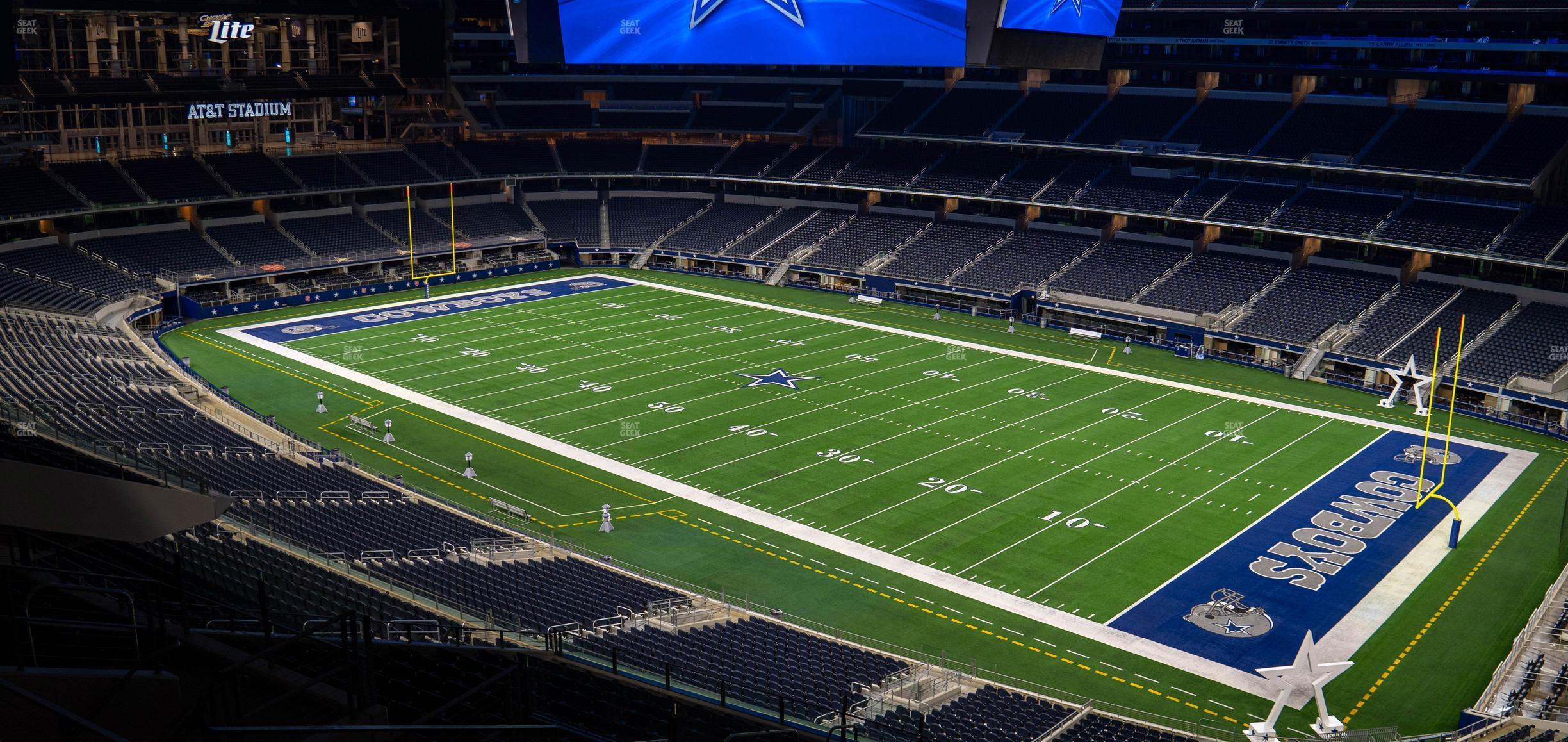 Seating view for AT&T Stadium Section Silver Suite 433