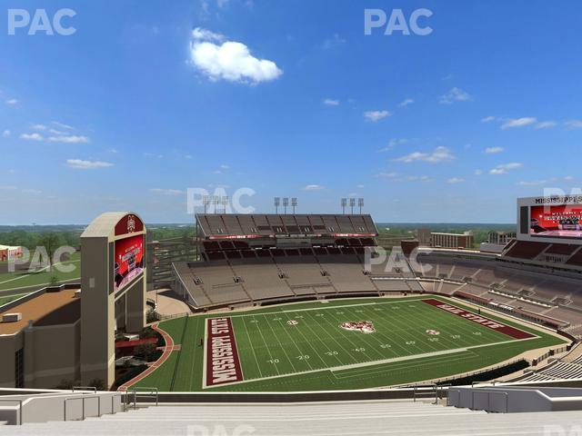 Seating view for Davis Wade Stadium Section 339