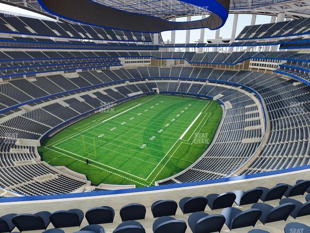 Seating view for SoFi Stadium Section 340