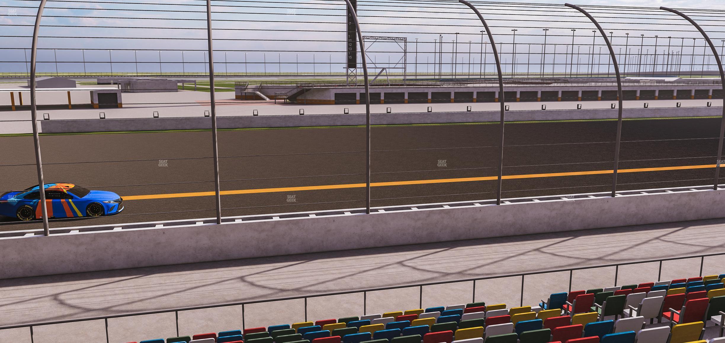 Seating view for Daytona International Speedway Section Front 121