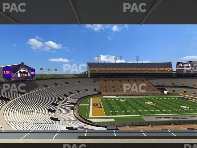 Seating view for Tiger Stadium Section Club 210