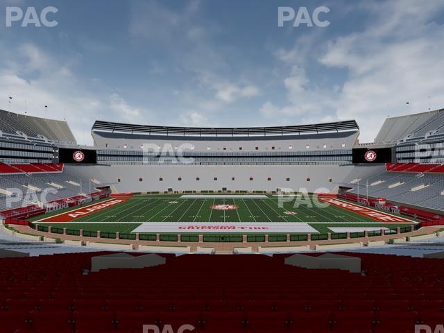 Seating view for Bryant Denny Stadium Section G