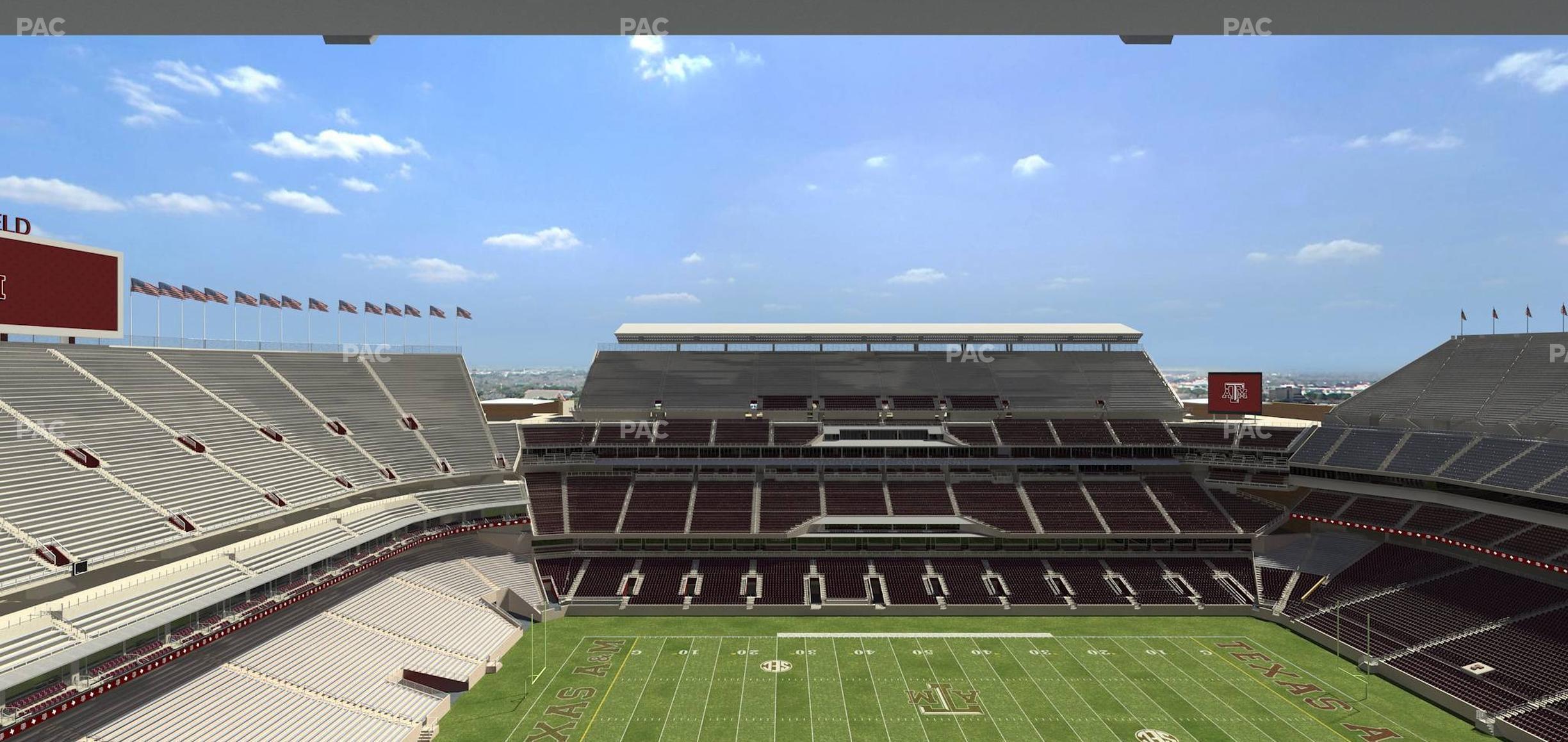 Seating view for Kyle Field Section 336