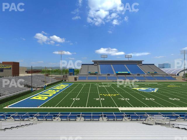 Seating view for Delaware Stadium Section M