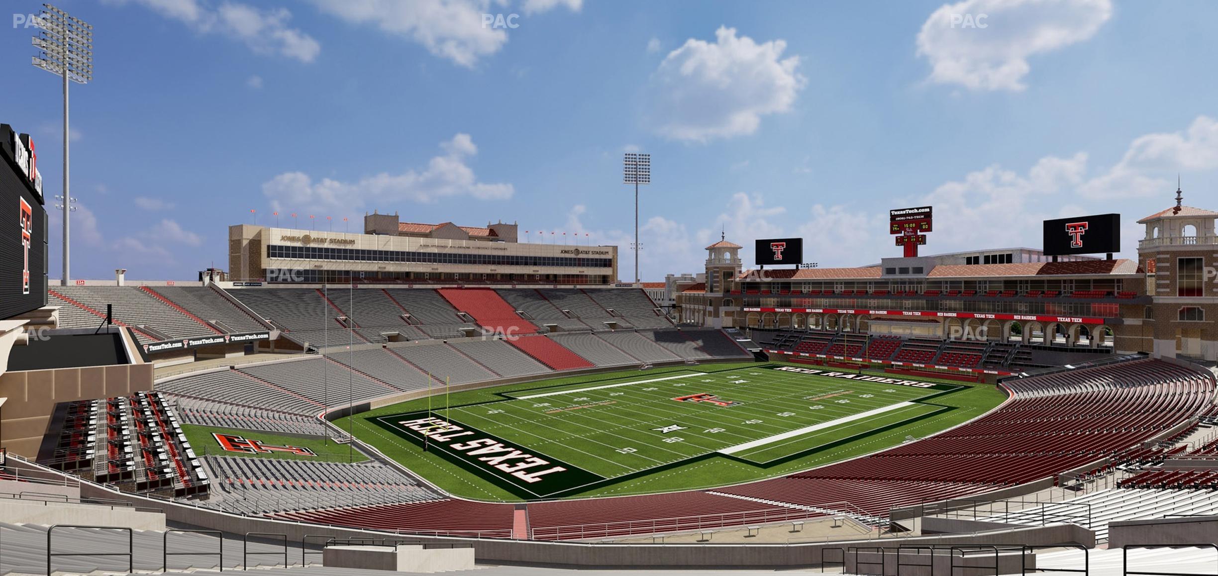 Seating view for Jones AT&T Stadium Section 110