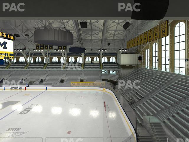 Seating view for Yost Arena Section Champions Box C