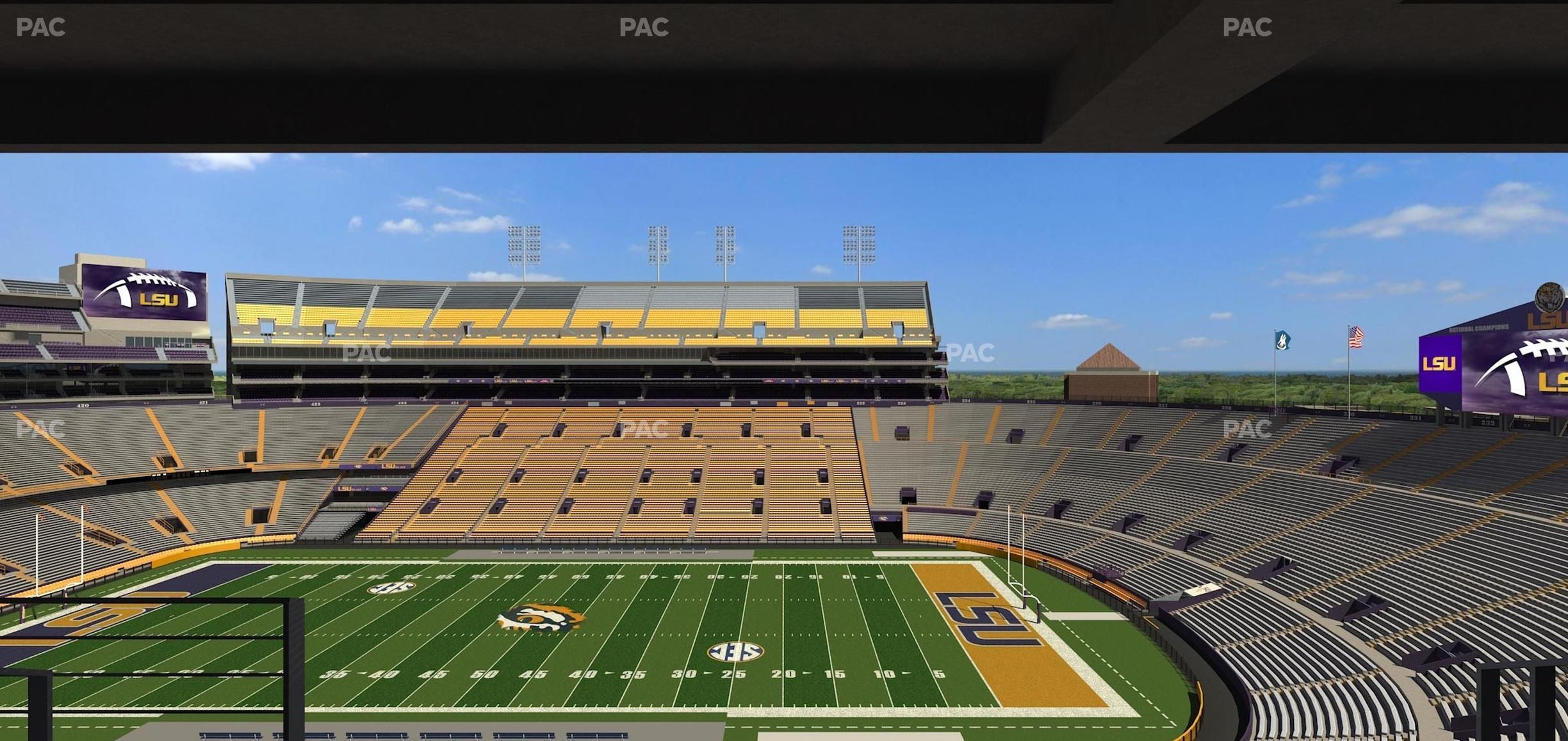 Seating view for Tiger Stadium Section Suite 208