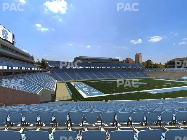 Seating view for Kenan Memorial Stadium Section 101