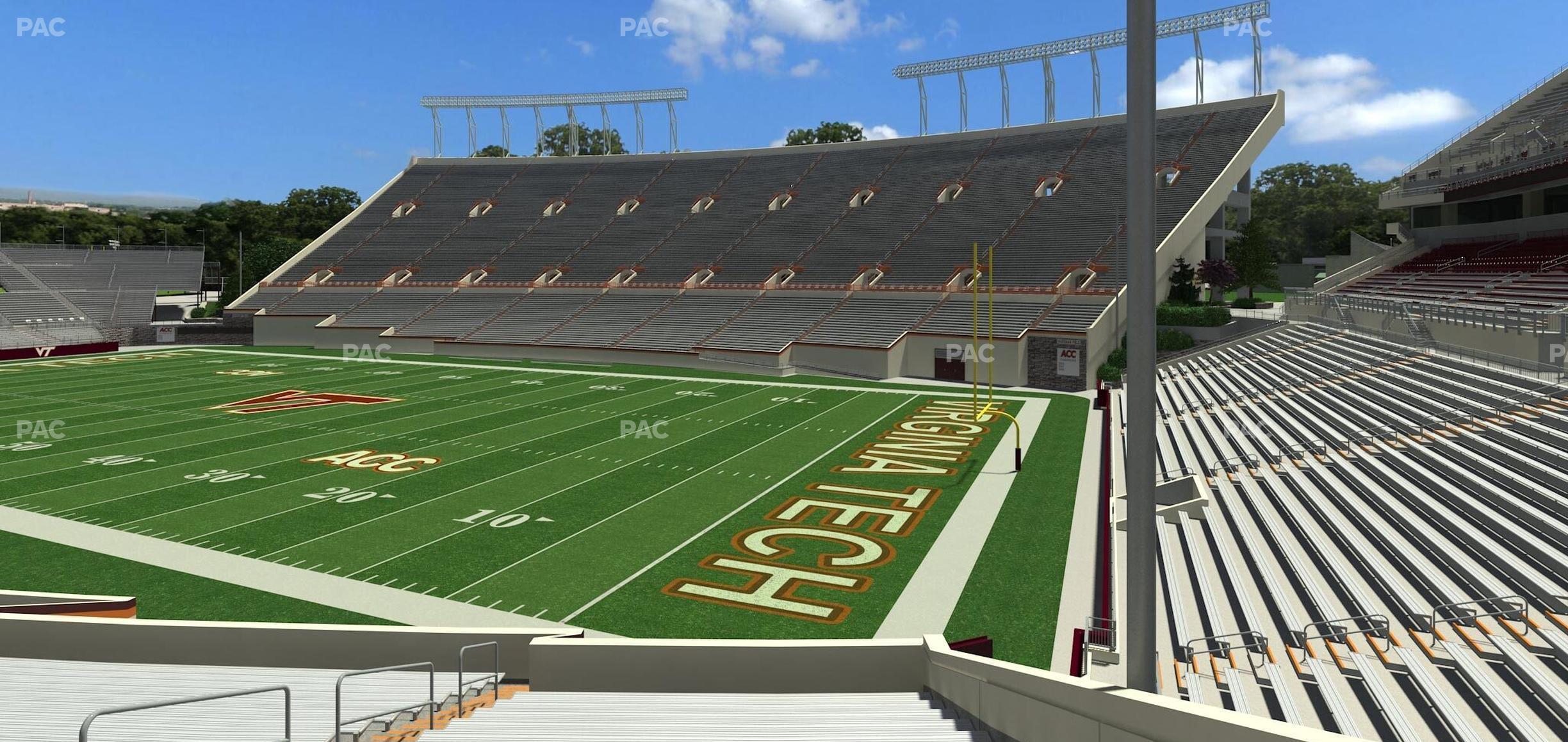 Seating view for Lane Stadium Section 106