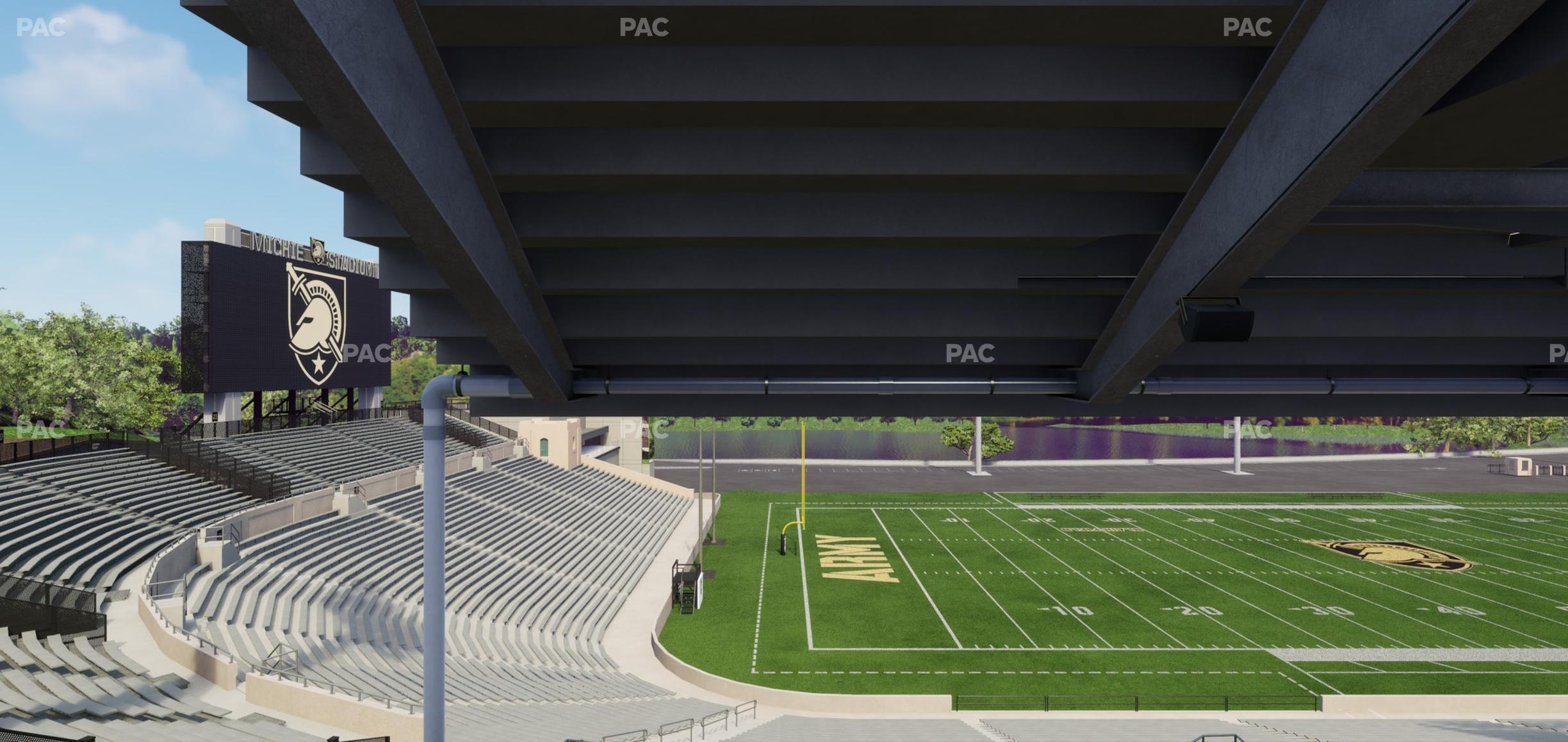 Seating view for Michie Stadium Section 17