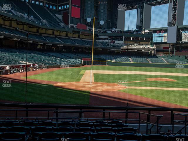 Seating view for Chase Field Section H