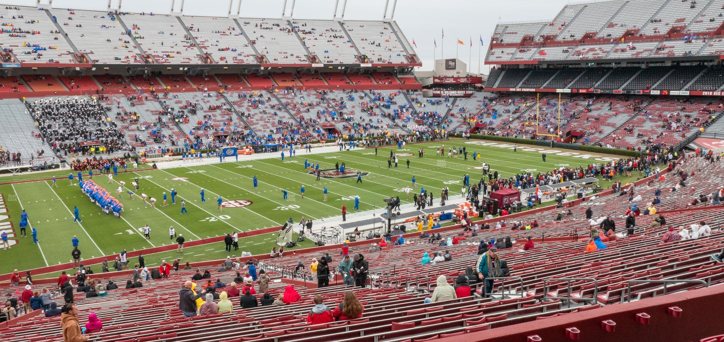 Seating view for Williams Brice Stadium Section 202