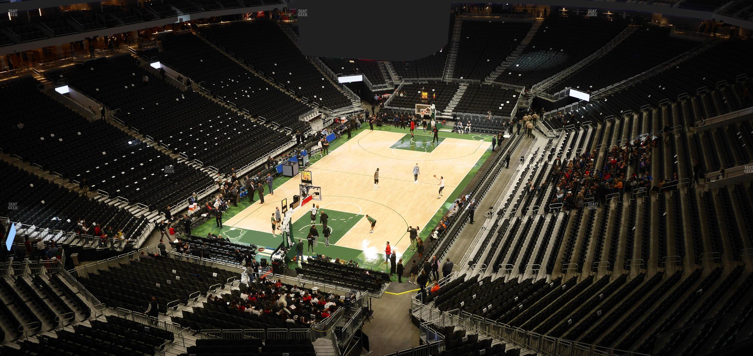 Seating view for Fiserv Forum Section 213