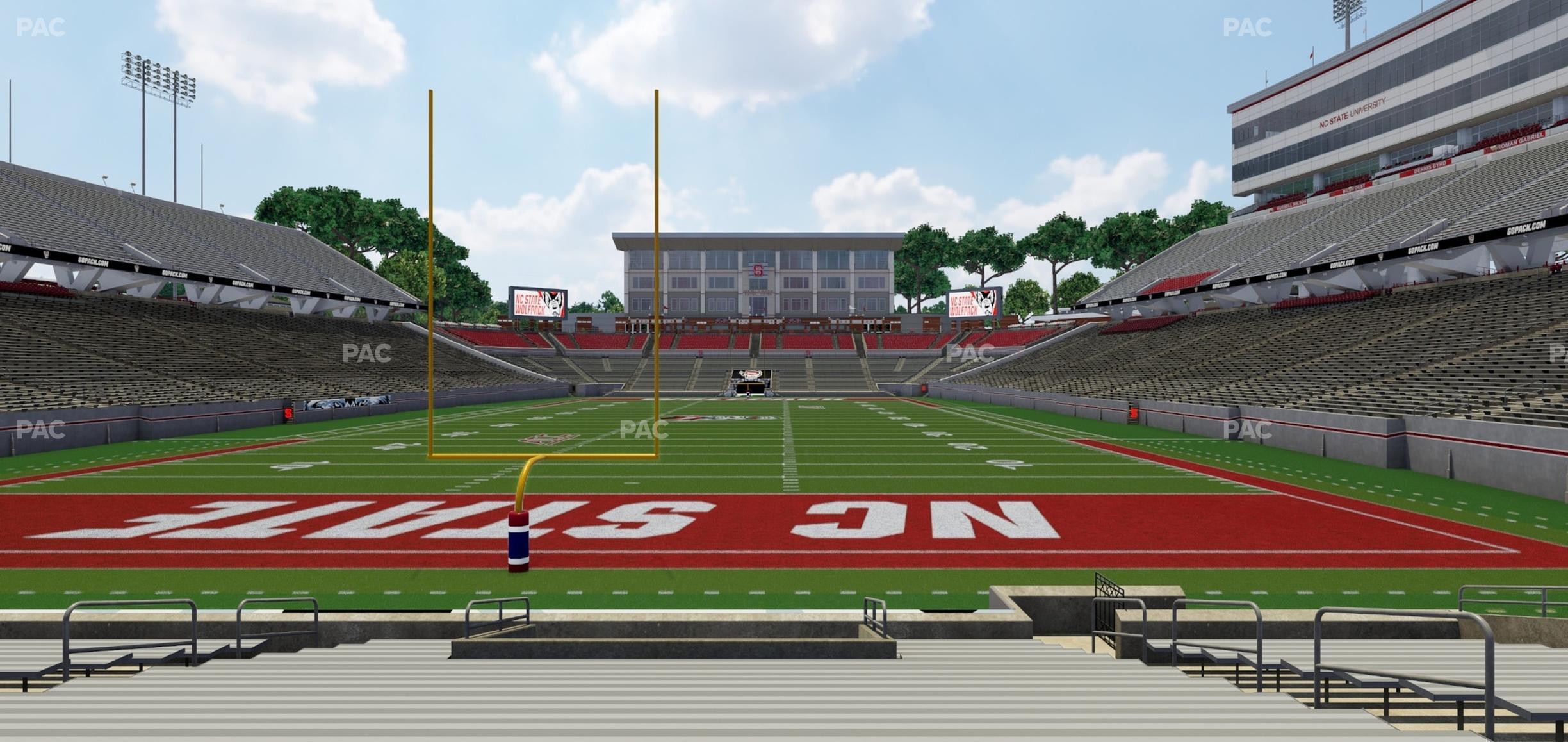 Seating view for Carter-Finley Stadium Section 123