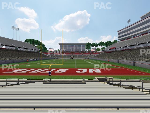 Seating view for Carter-Finley Stadium Section 123