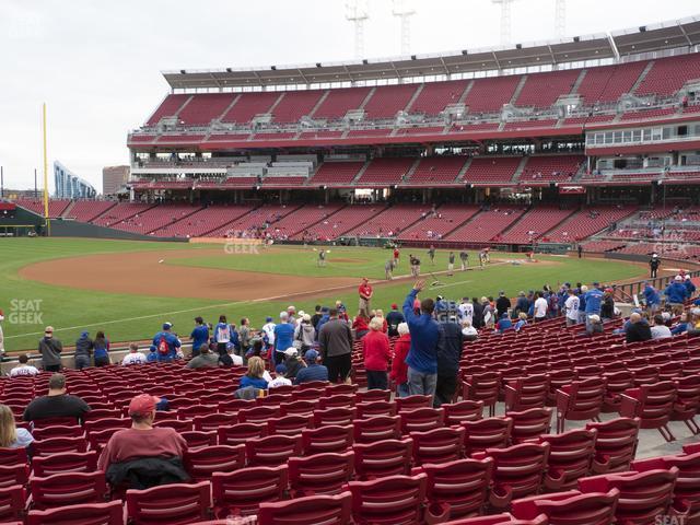 Seating view for Great American Ball Park Section 113