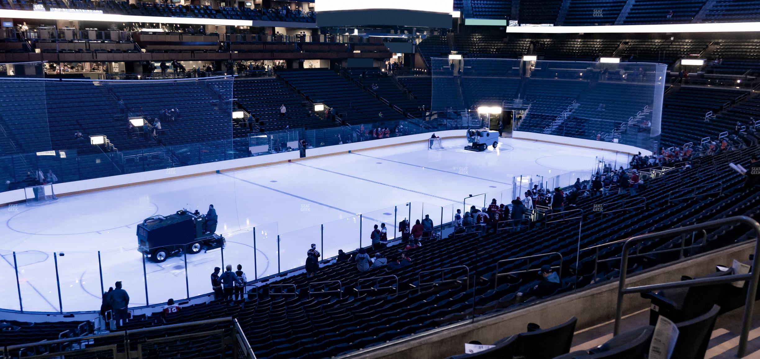 Seating view for Nationwide Arena Section Club 7