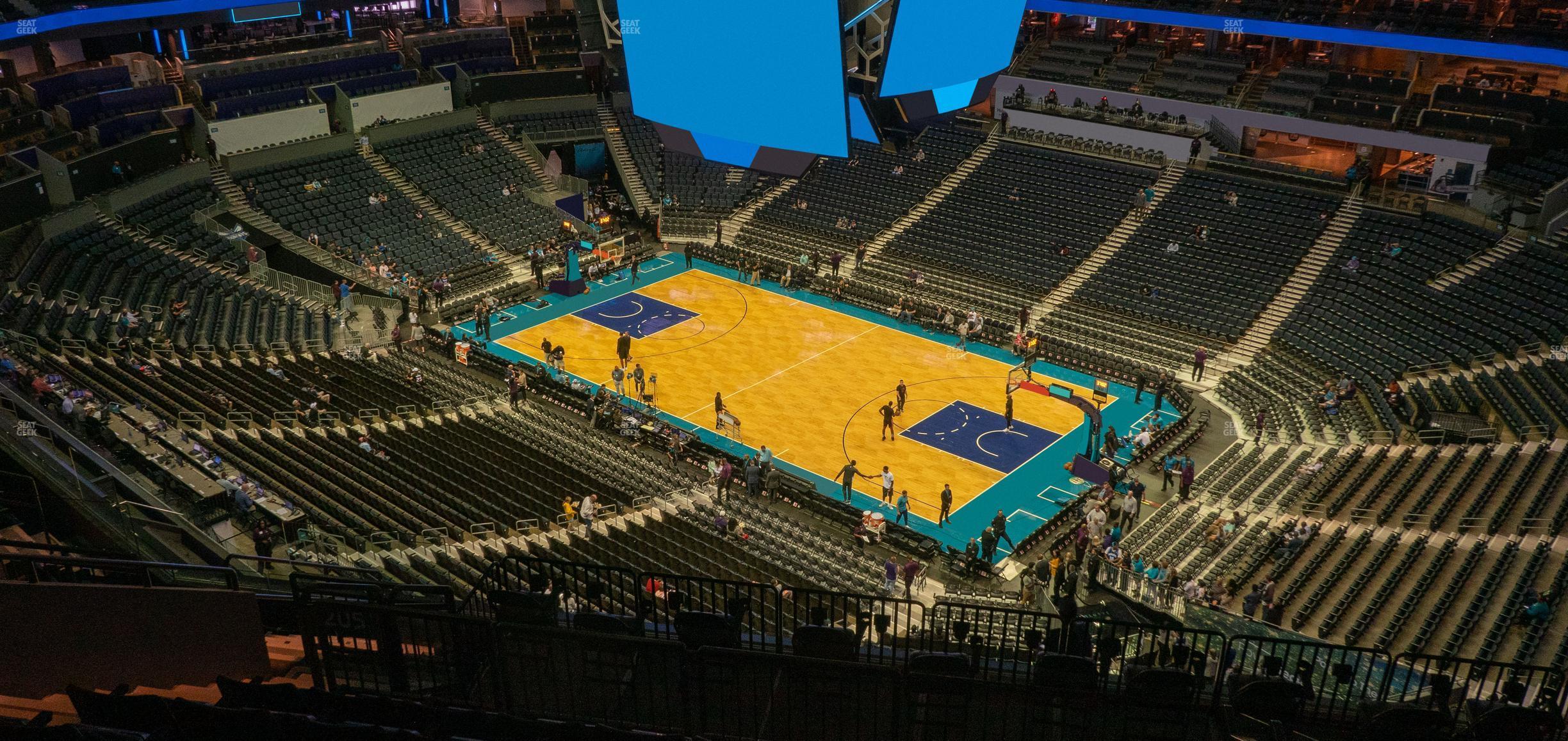 Seating view for Spectrum Center Section 205