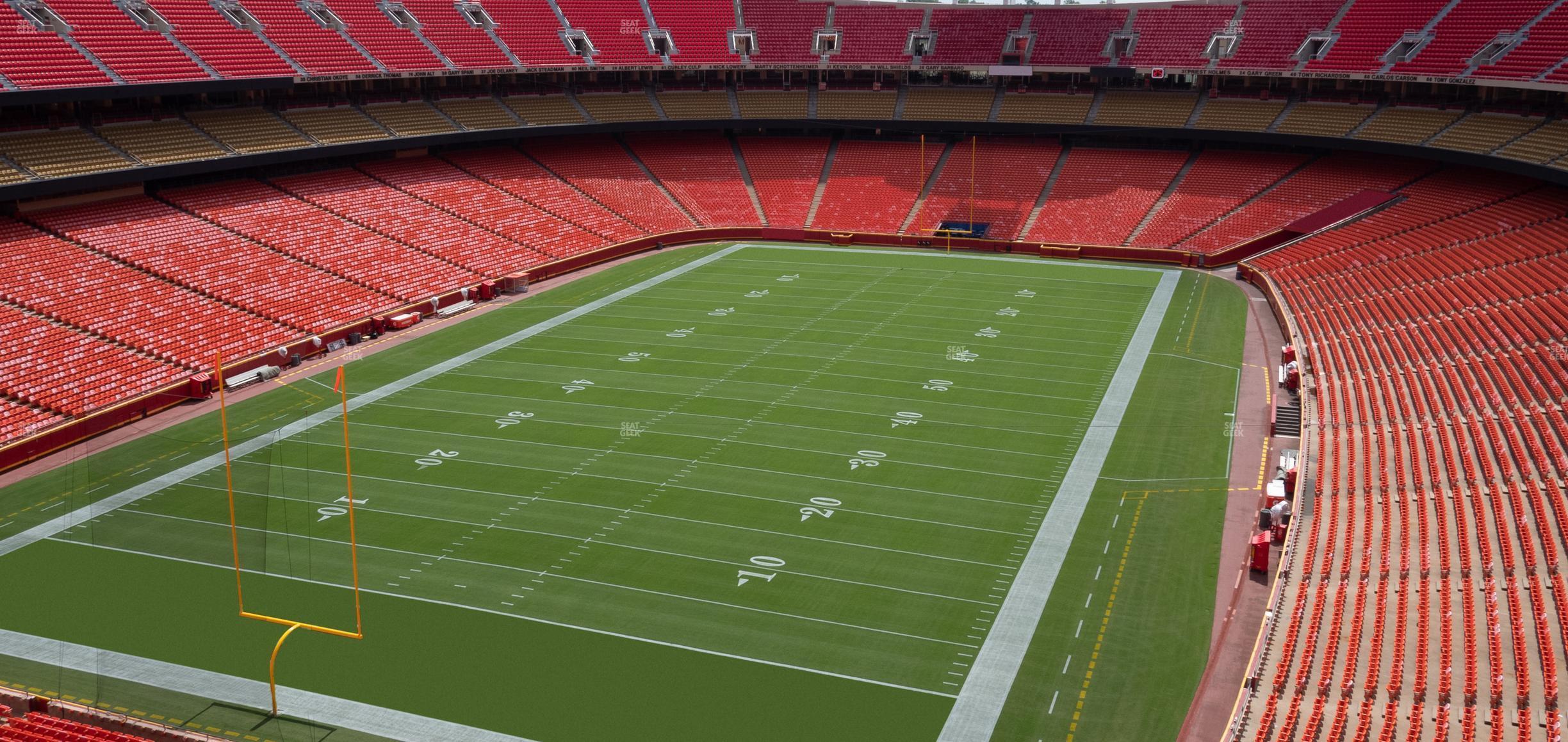 Seating view for GEHA Field at Arrowhead Stadium Section 333