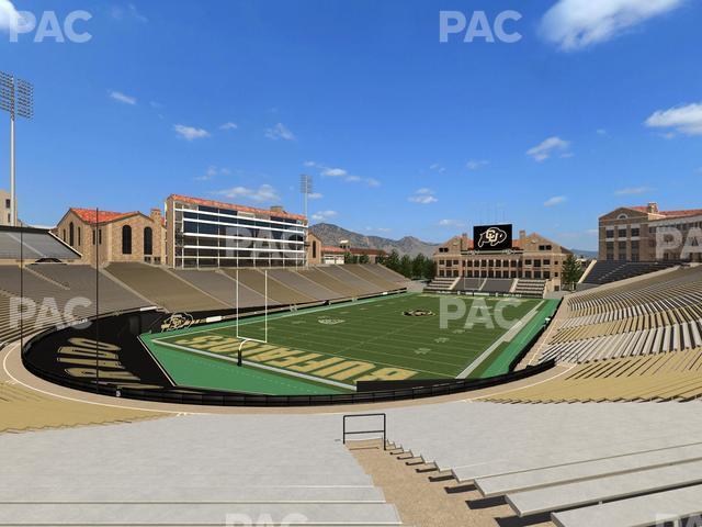 Seating view for Folsom Field Section 113