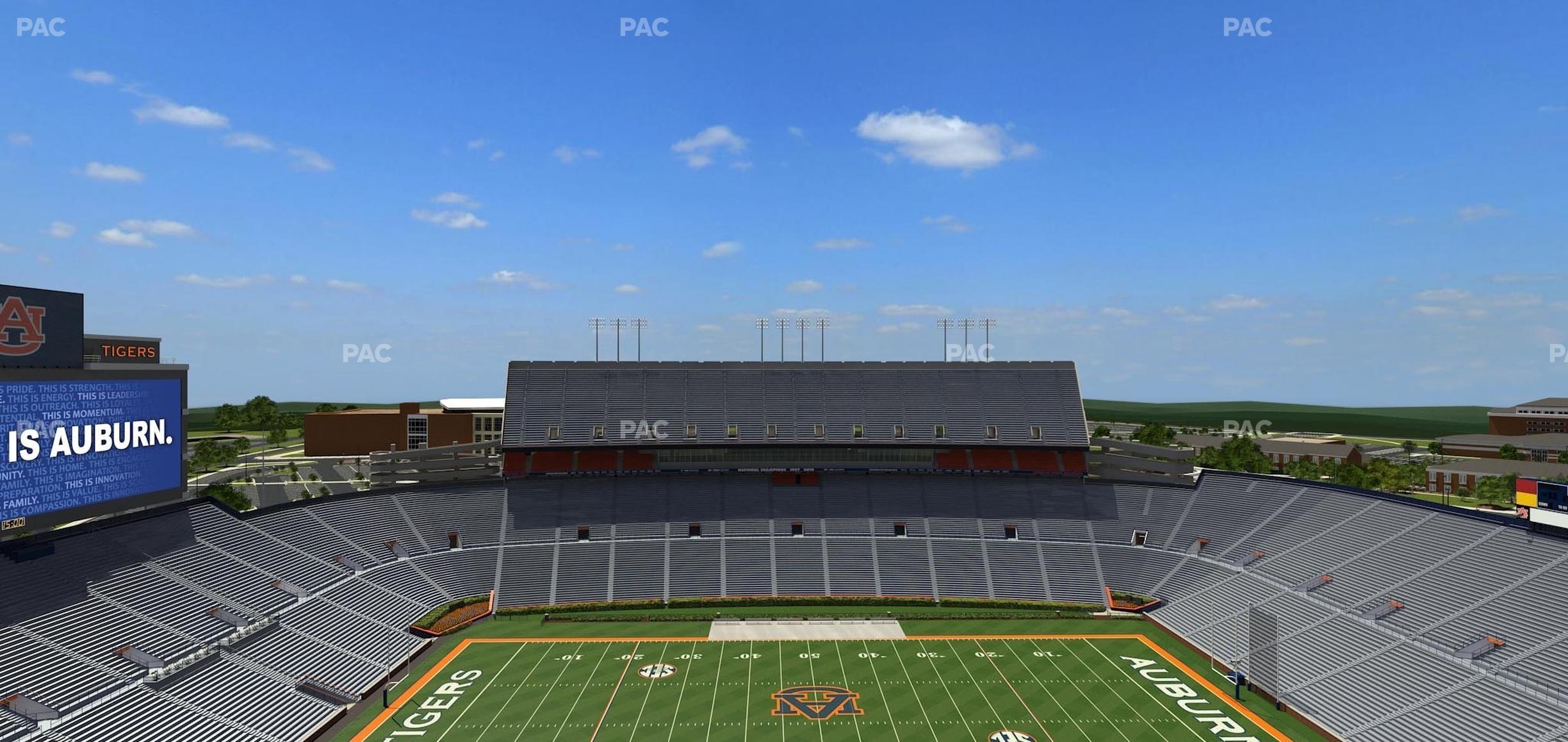 Seating view for Jordan-Hare Stadium Section 106