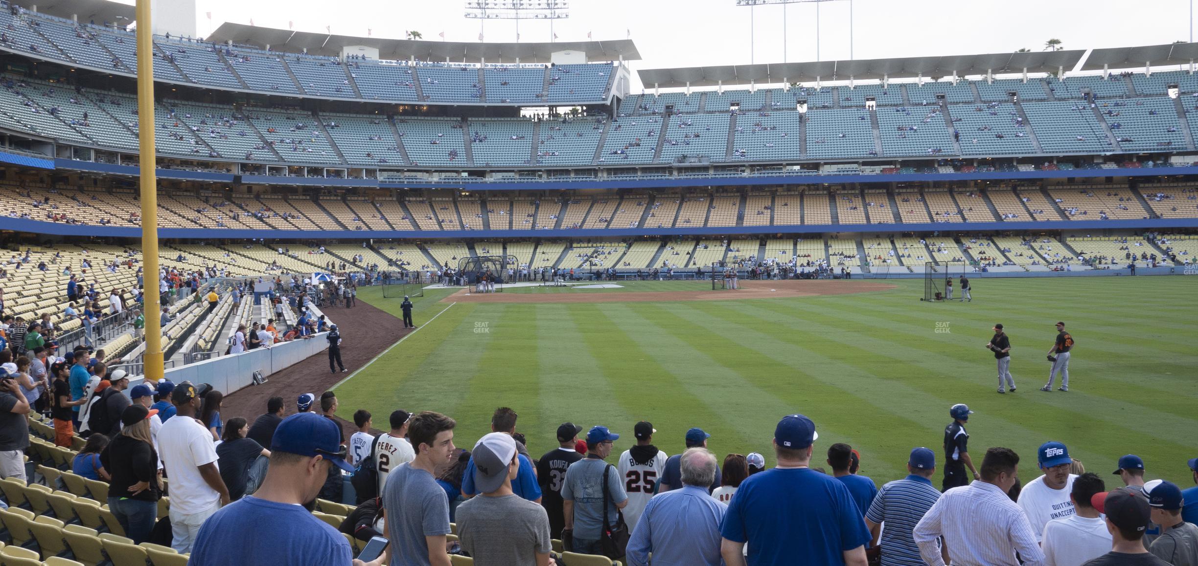 Seating view for Dodger Stadium Section 52 Fd