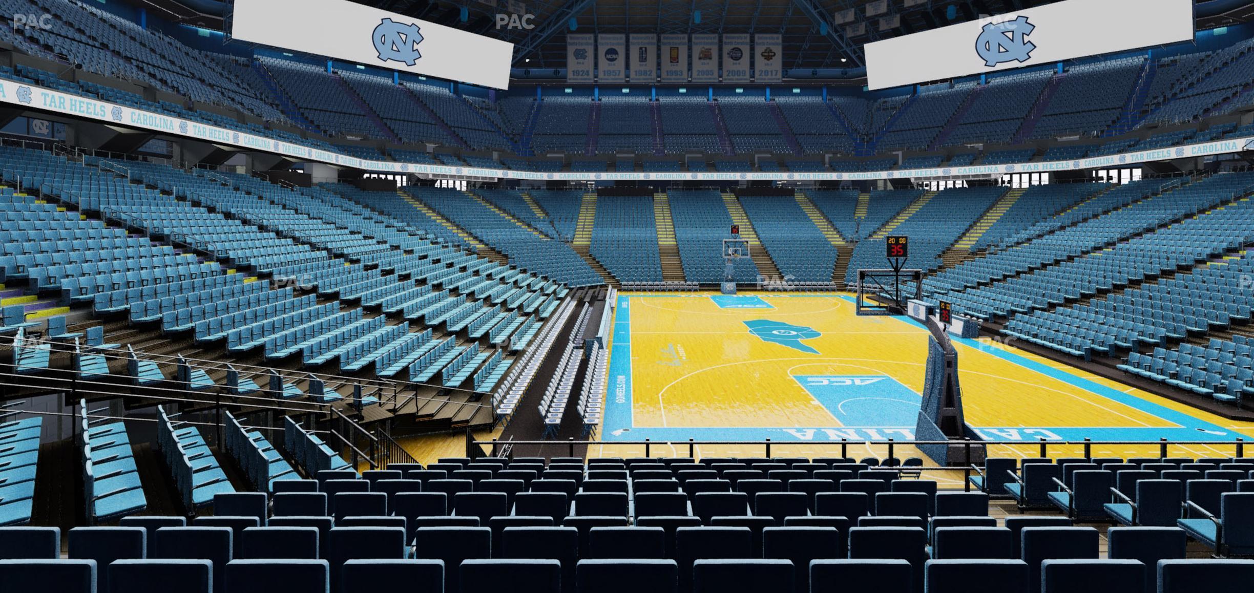 Seating view for Dean Smith Center Section 116